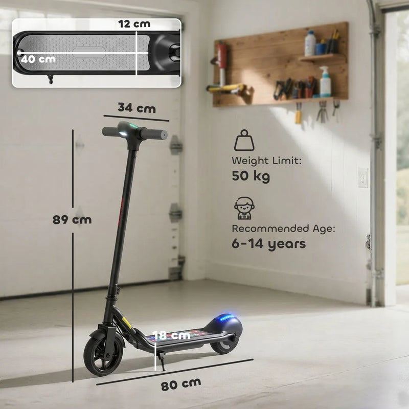 SPORTNOW Electric Scooter for Kids, with LED Display, Green