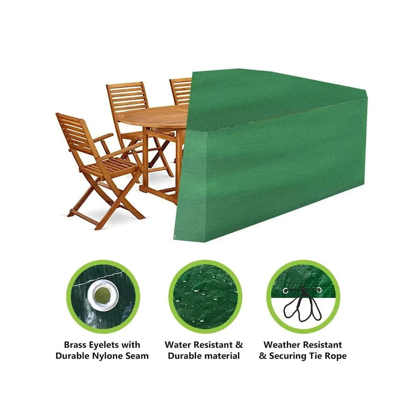 Garden Patio Set Cover Oval Medium 208 cm x 191 cm x 95 cm