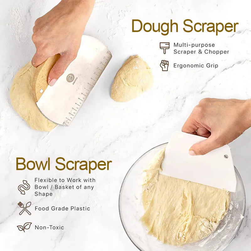 Bread Fermentation Basket, Sourdough Proofing Basket & Bread Baking Tool for Home Kitchen