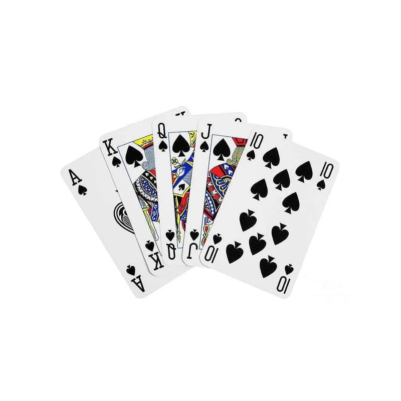 2 Pack Vegas Style Plastic Playing Cards With 3 Dice