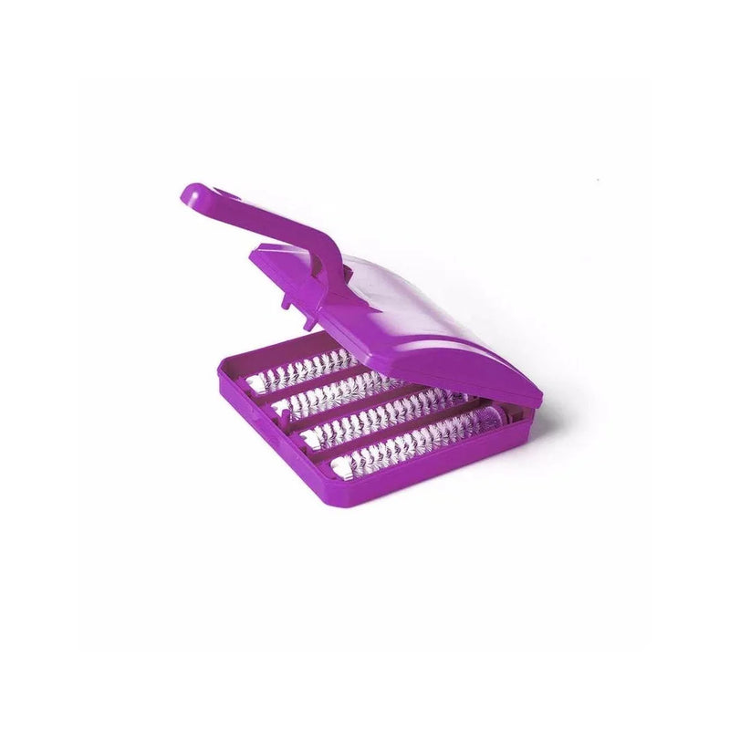 4 – Way Carpet Brush Crumb Collector With Handle Assorted Colours