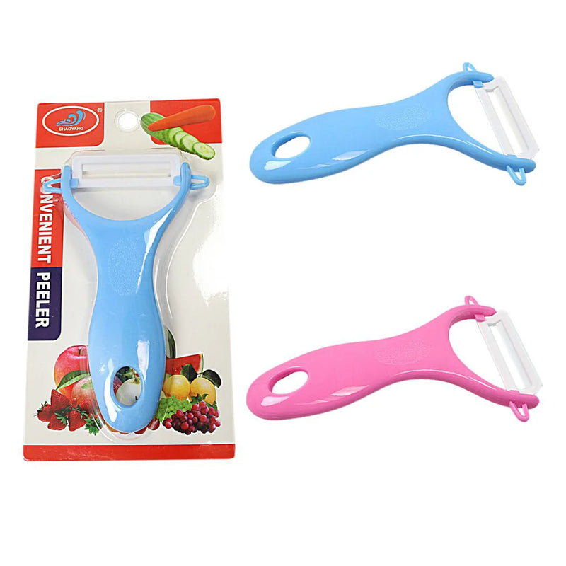 Plastic Fruit Vegetable Peeler Assorted Colours