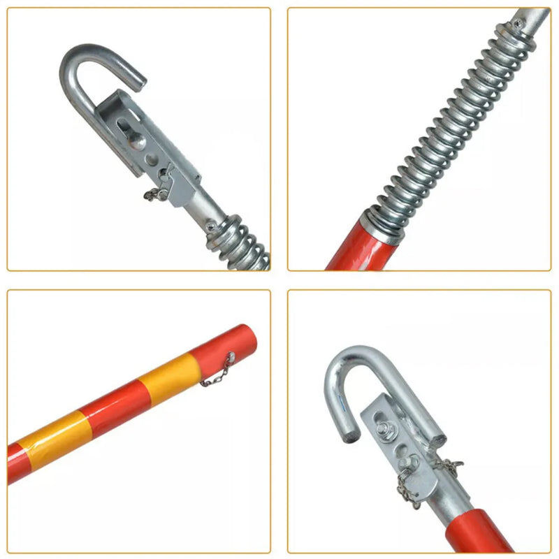 5000kg 5 Ton Steel Towing Bar Pole Recovery Tow Pole Auto Car Van Truck Towpole