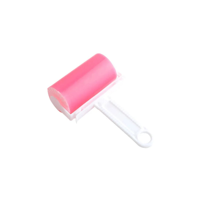 Reusable Sticky Lint Roller Twin Pack For Removing Pet Hair & Fluff With Protective Cover