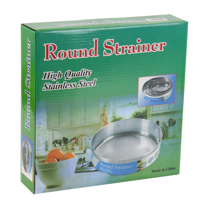 Stainless Steel Round Flour Sieve Strainer Set Of 6