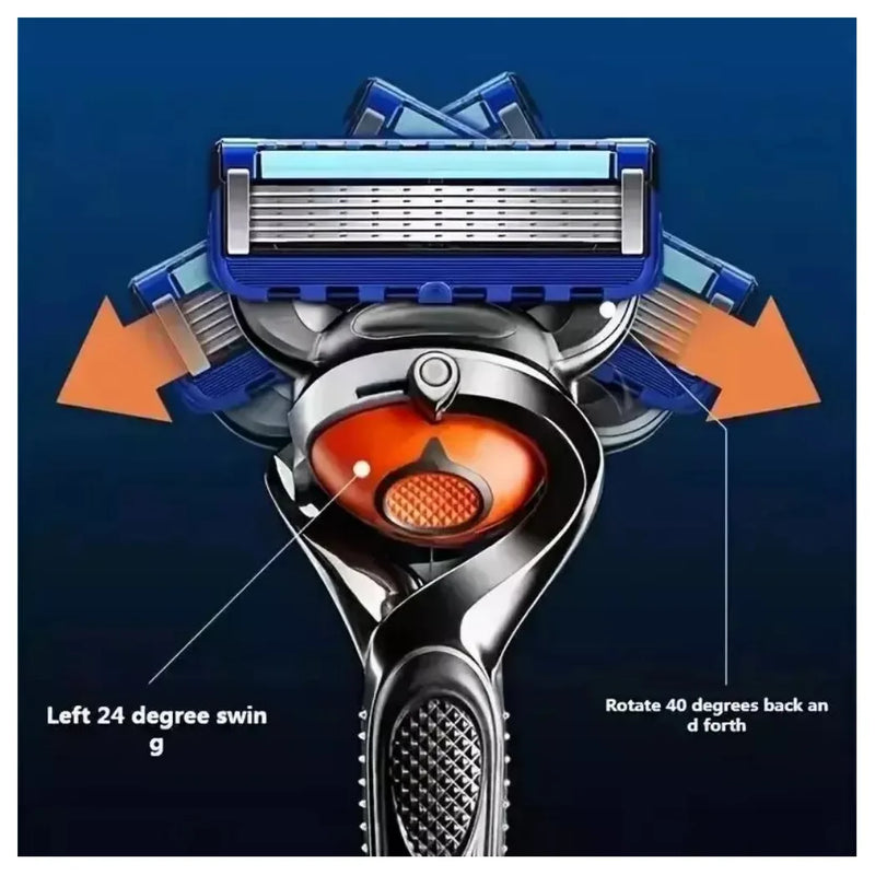Men's Razor Set: Includes 1 razor handle and 24 replacement cartridges!