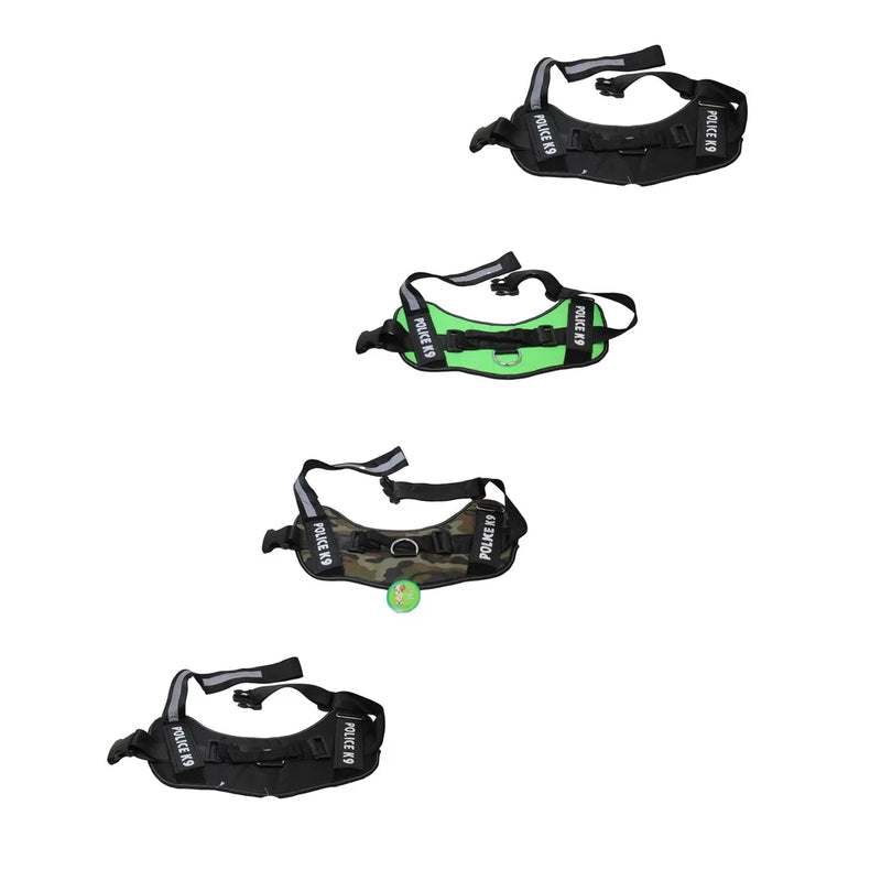Police K9 Dog Harness Multi Colours Dog Harness Large Assorted Colours