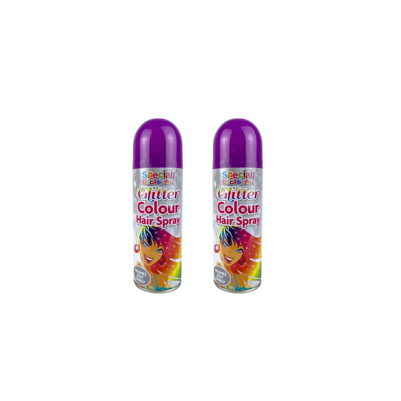 Rapide Washable Glitter Colour Hairspray 200Ml Assorted Colours