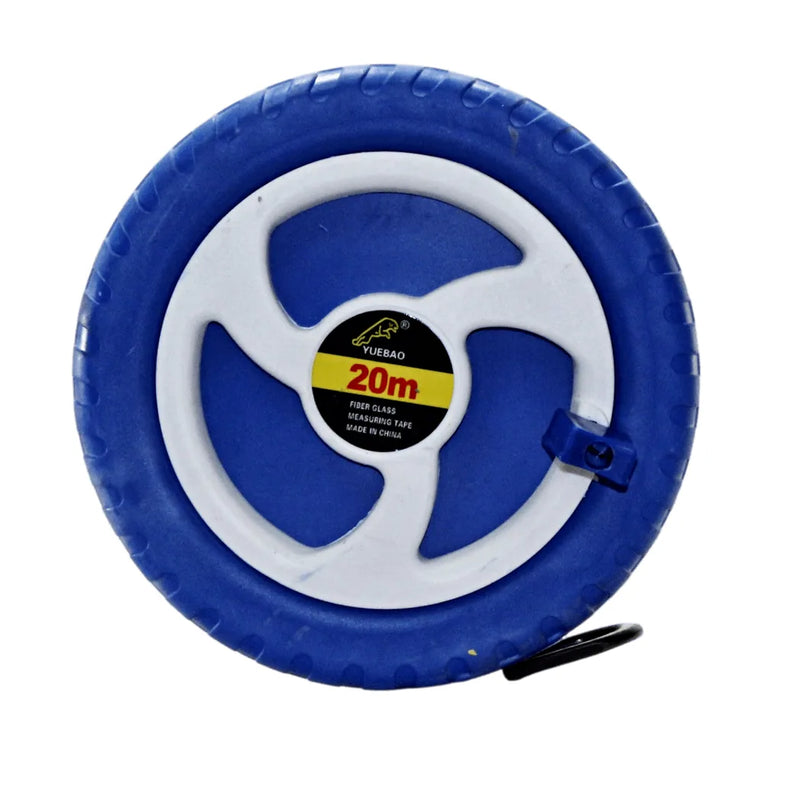 Fiberglass Tape Measure Builders Surveyors Long Reel Roll Measuring Tape 66Ft