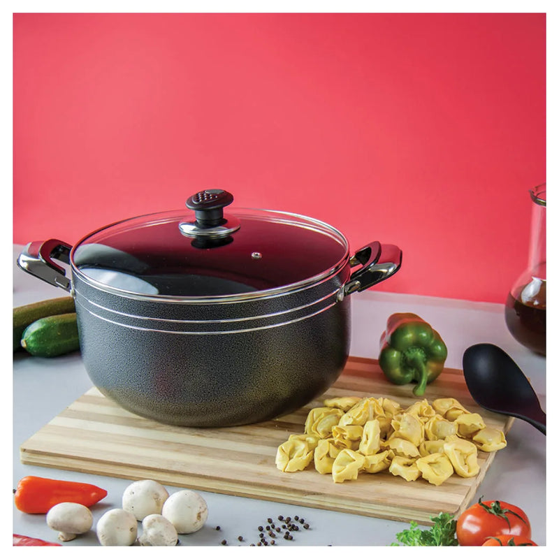 Una Non – Stick Athena Stockpot Set Of 5 18 – 20 – 22 – 24