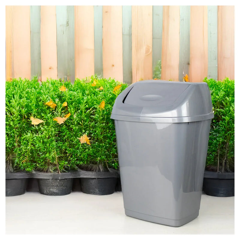 Kolorr Plastic Tidy Swing Bin 50L Assorted Colours