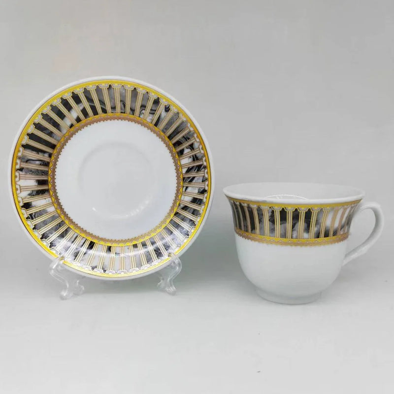 Durane Tea Coffee Cup Set Of 12 Kea Pillars (Parcel Plus Rate)