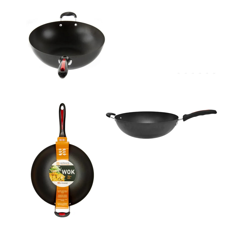 Carbon Steel Non Stick Wok Pan