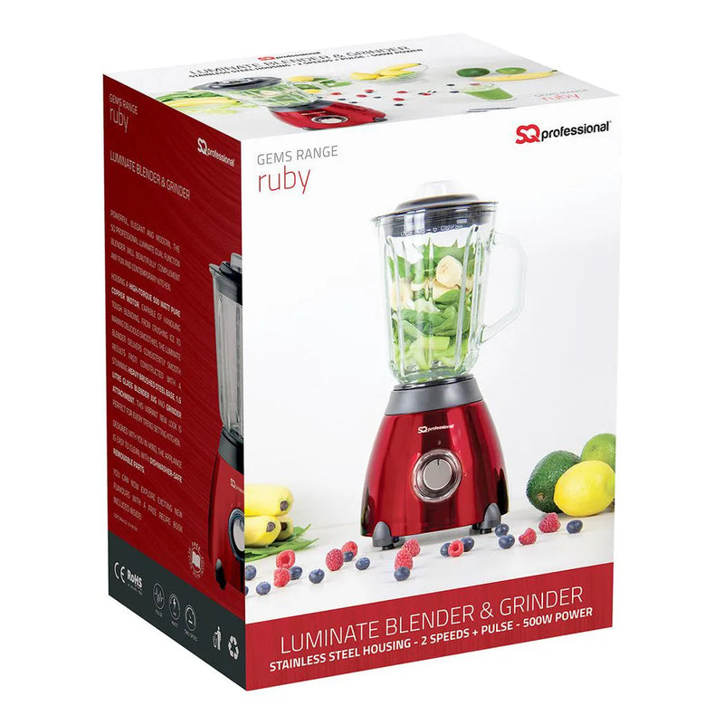 Sq Professional Luminate Blender And Grinder 500W Ruby
