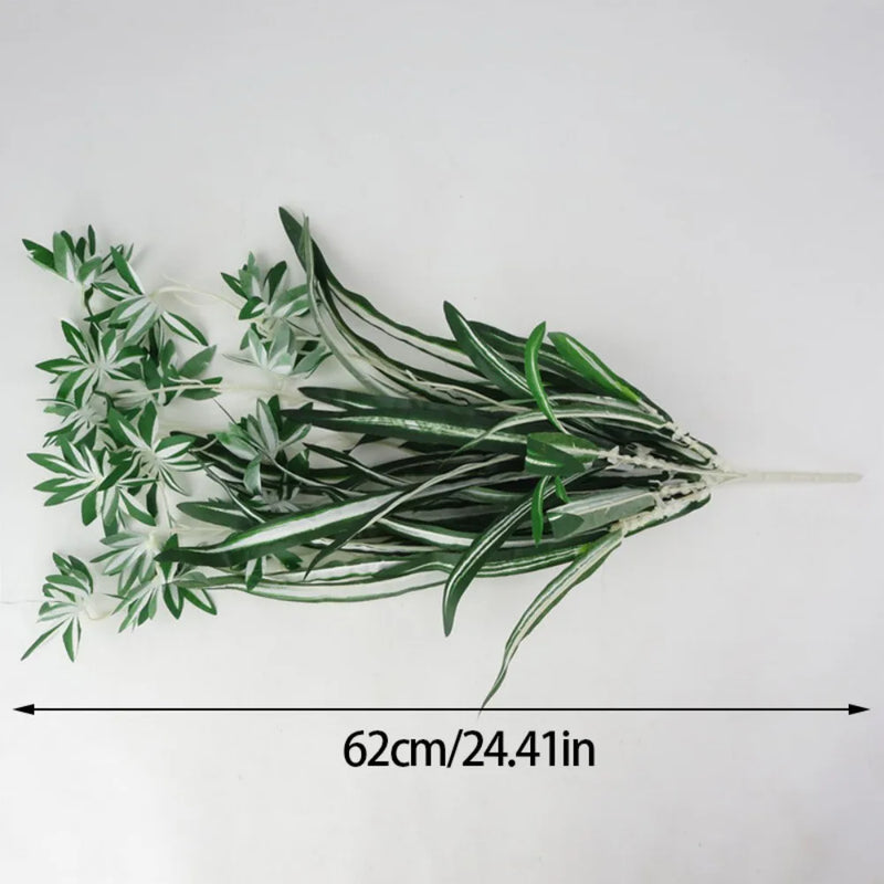 Hanging Artificial Flowers Spider Plant Chlorophytum Greenery Office Home Decor