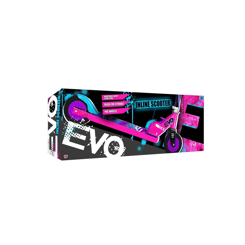 Girls Evo Inline Scooter Fun Outdoor Riding (Parcel Rate)