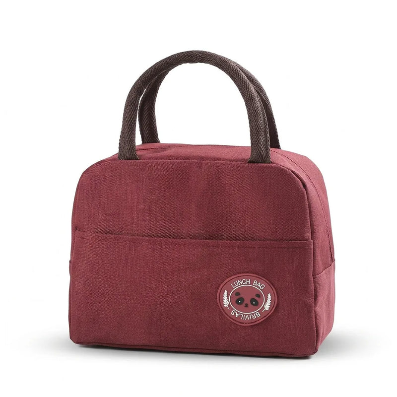 Insulated Lunch Travel Cooler Bag Aluminium Foil Lining Assorted Colours