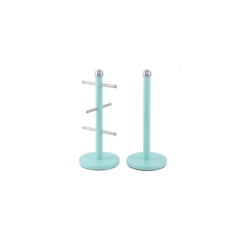 Free Standing Kitchen Roll Holder And Mug Tree Assorted Colours