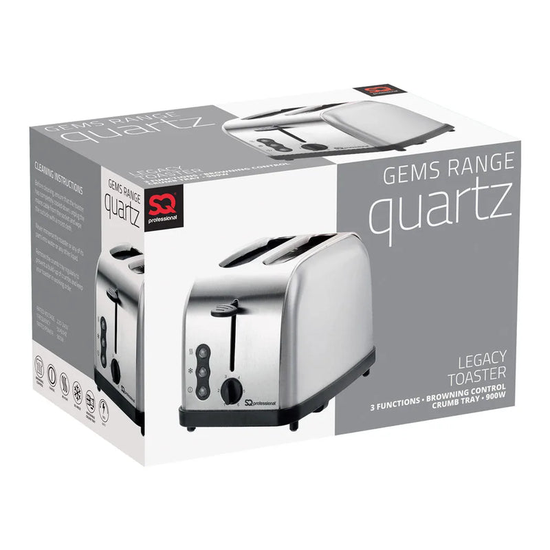 Sq Professional Gems Legacy 2 Slice Toaster 900W Quartz