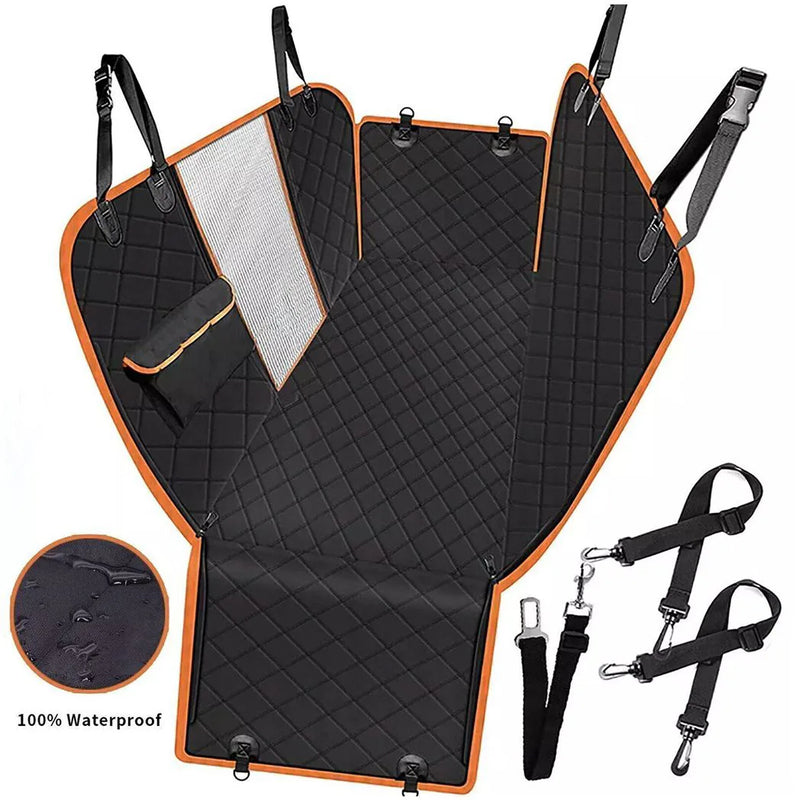 NEW Dog Pet Car Seat Cover Dog Safety Protector Mat Back Seat Hammock Waterproof UK