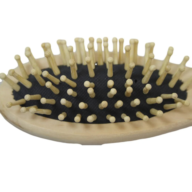 Wooden Oval Paddle Hair Brush