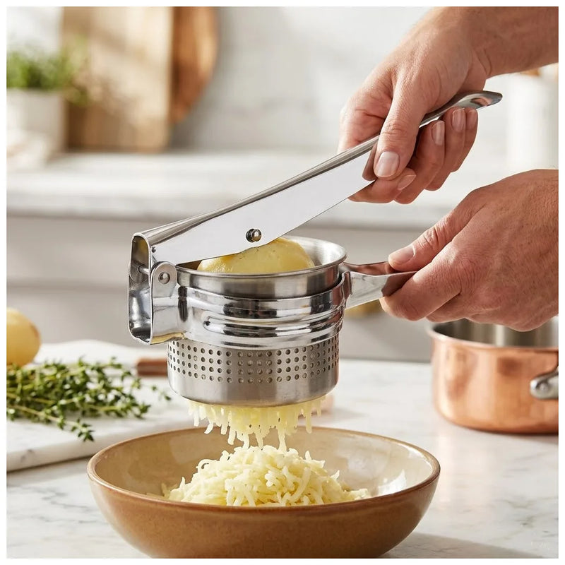 Metal Kitchen Potato Ricer Masher – Professional Stainless Steel