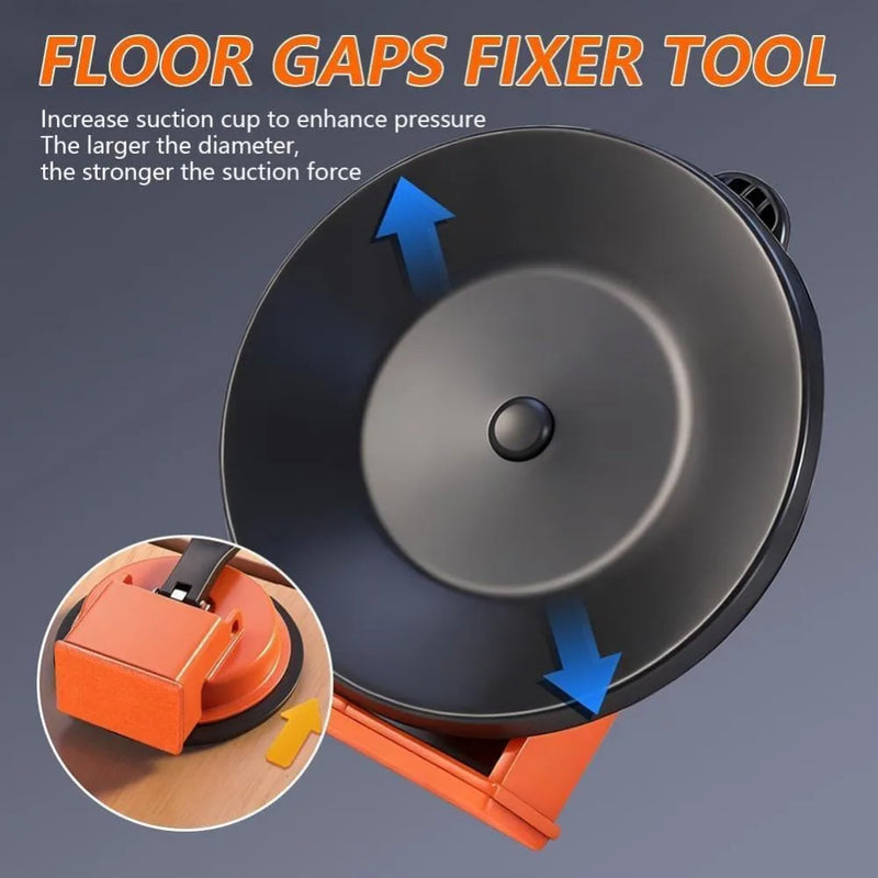 Upgraded Floor Gap Fixer Tool, Heavy Duty Suction Cup Plank Grabber with 3 Pads