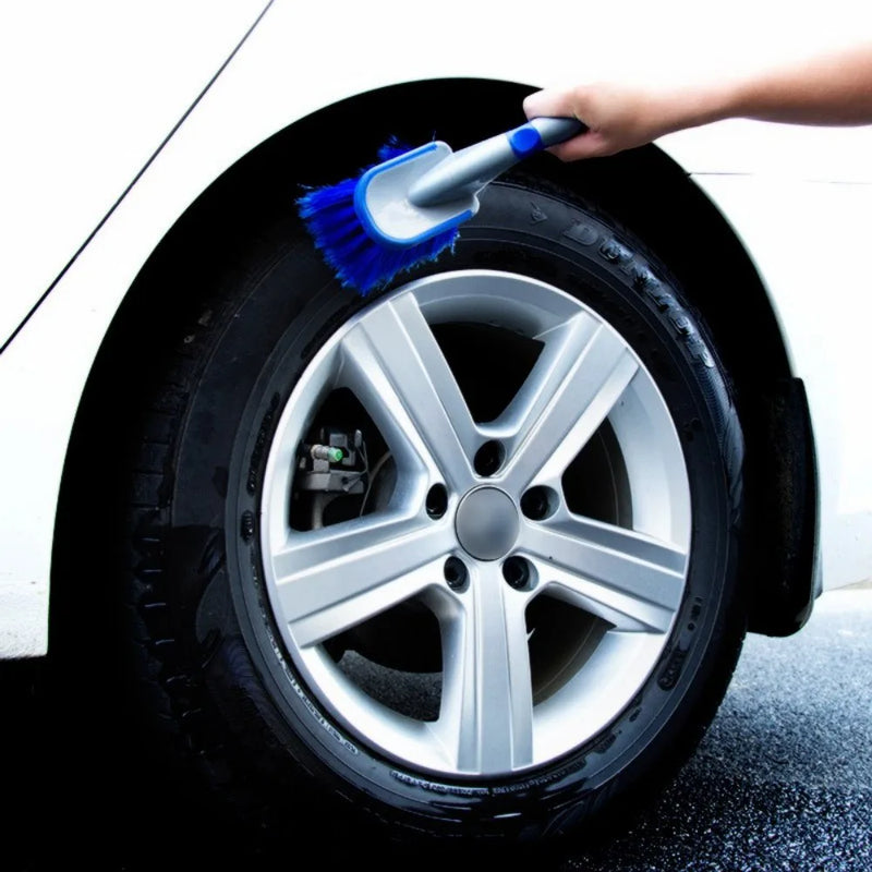 3X Bristle Cleaner Car Alloy Wheel Cleaning Brushes Tool Tire Washing Clean Soft