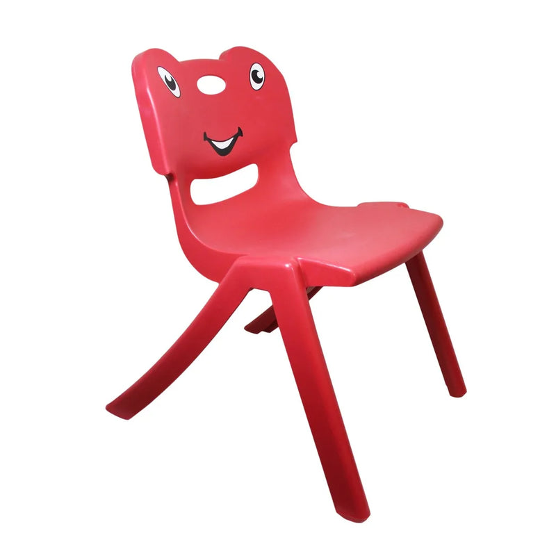 Gizem Children'S Plastic Chair Frog Animal Design Assorted Colours