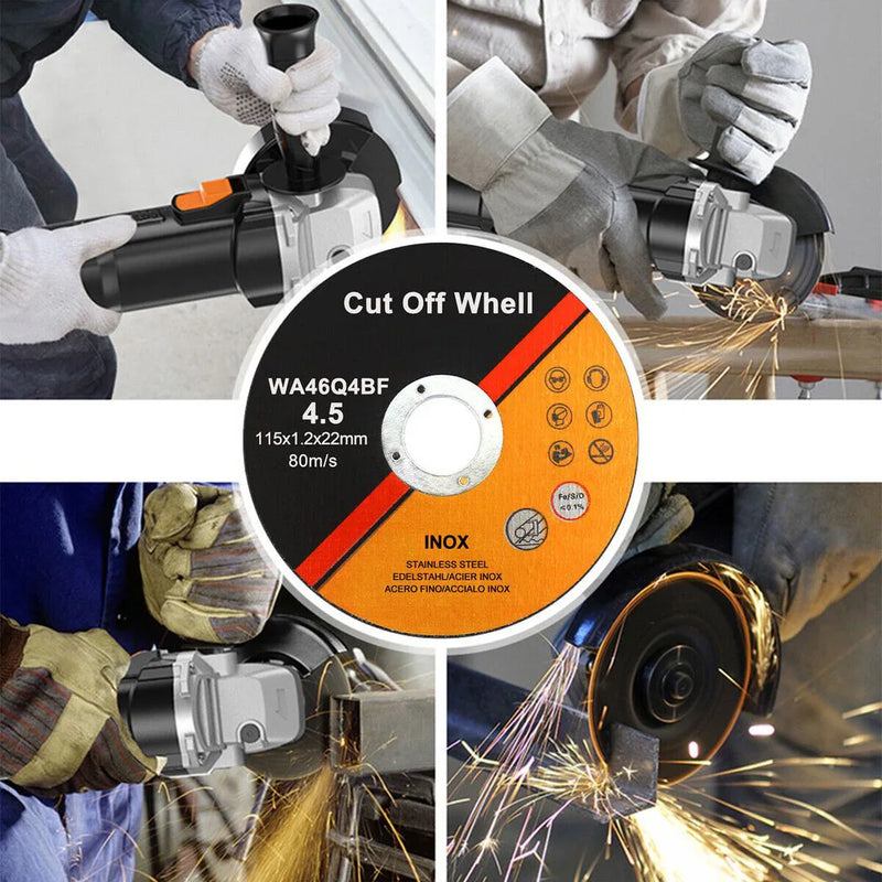 50 x 115mm ULTRA THIN 1mm METAL CUTTING BLADE DISC FOR STEEL & STAINLESS ANGLE[50PCS]