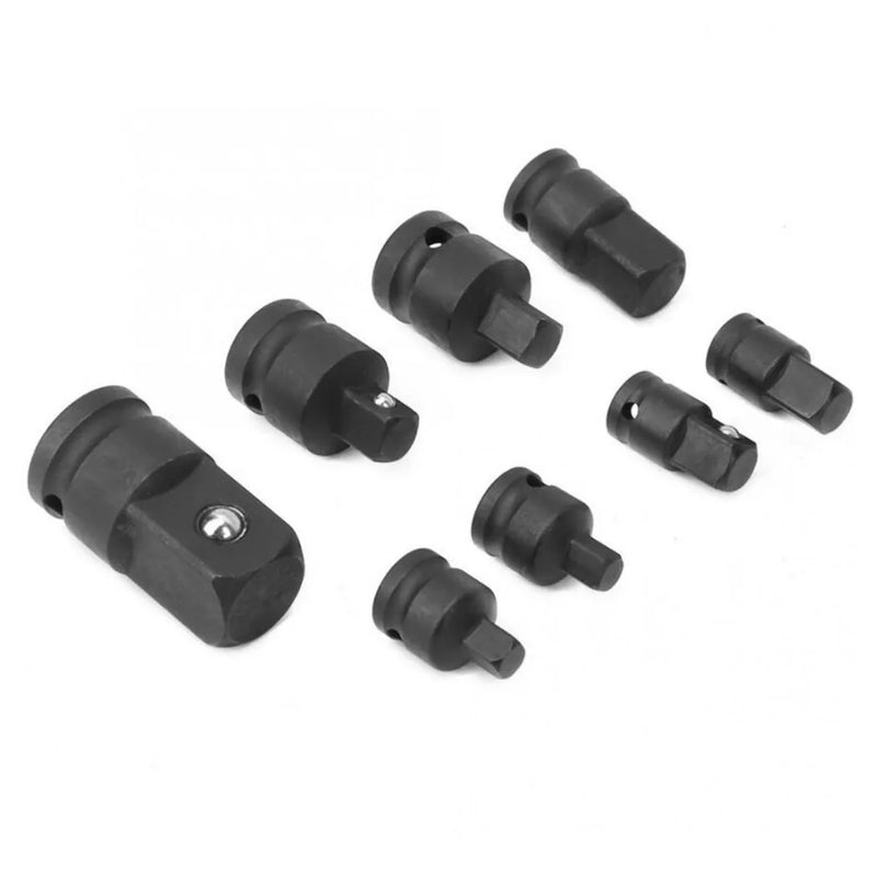8X Impact Socket Adaptor Converter Reducer Set From To 1/4 3/8 1/2 & 3/4 Inch