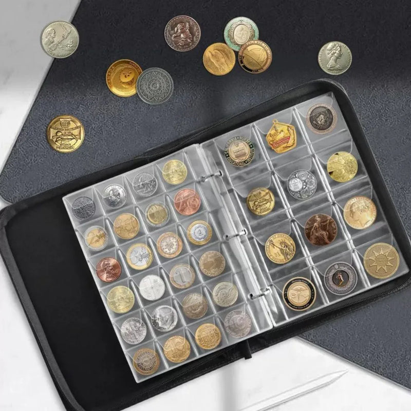 420 ALBUM COIN BOOK MONEY COLLECTING COLLECTION PENNY STORAGE CASE HOLDER FOLDER
