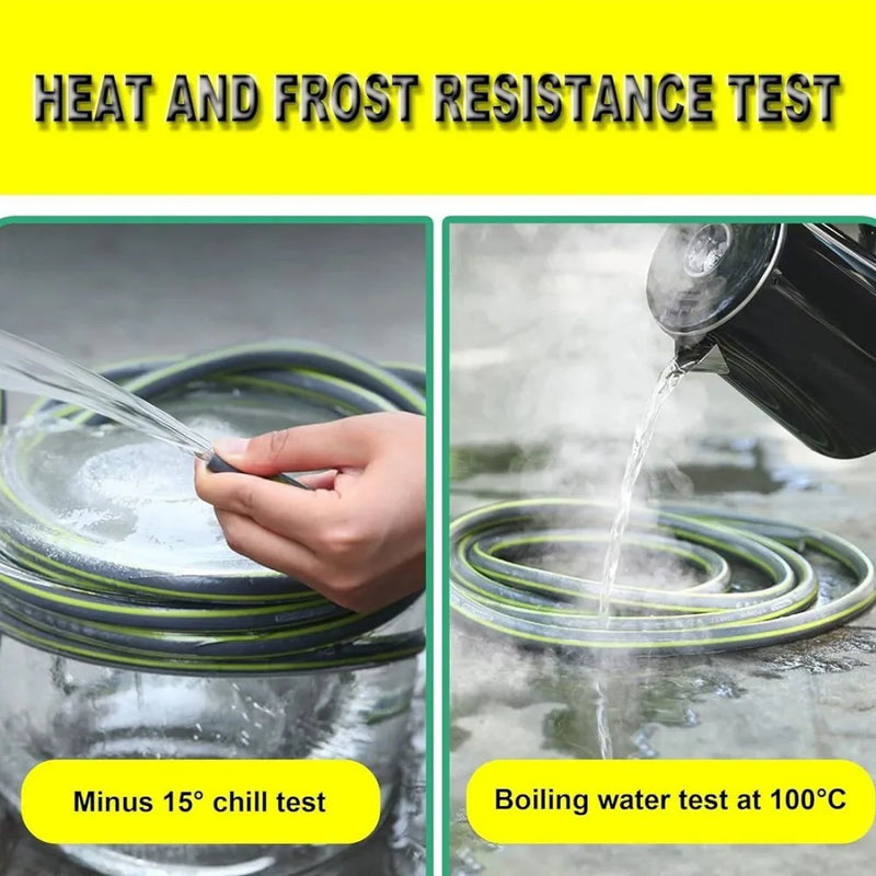 10M-50M Garden Hose Pipe Reinforced Braided PVC Gardening Watering Hosepipe Reel-20M