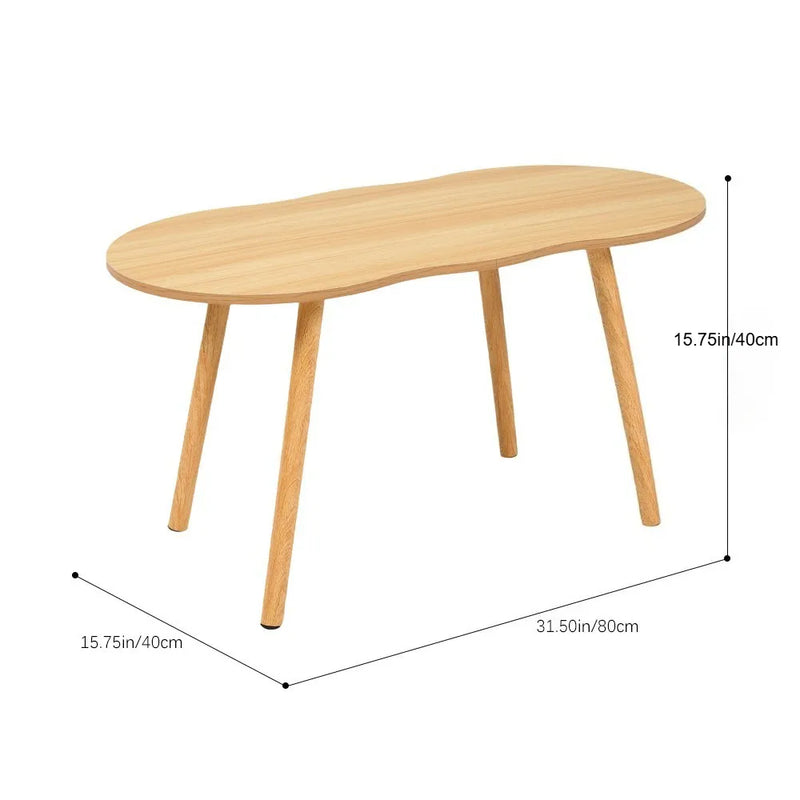 Natural Wooden Coffee Table for Living Room Modern Sofa Centre Table Tea Tables