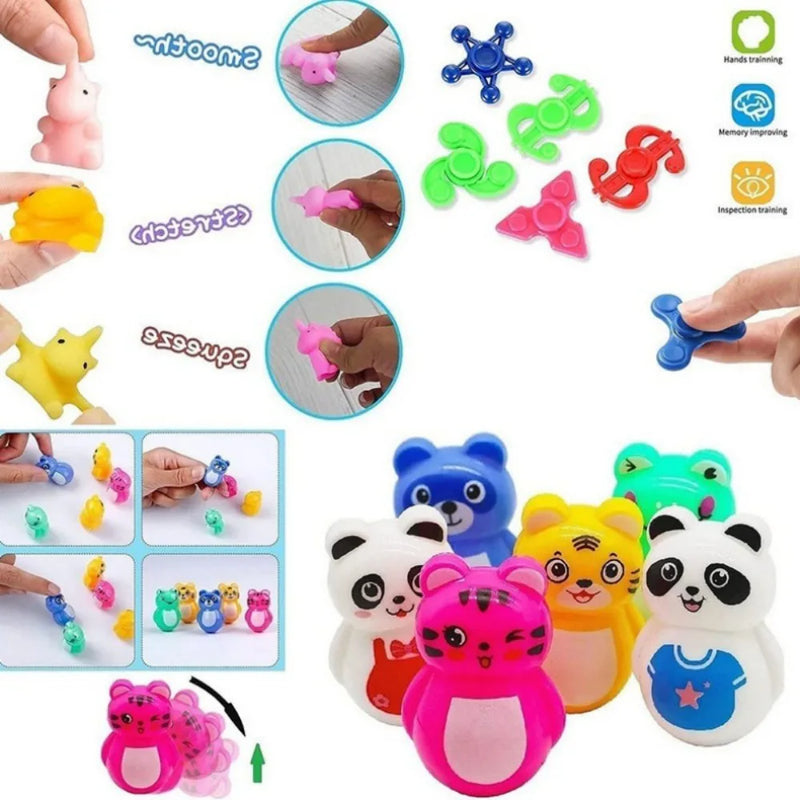 206PCS Assorted Party Bag Toys Kids Gift Party Favor Fillers Set for Boys Girls Birthday Party Favors