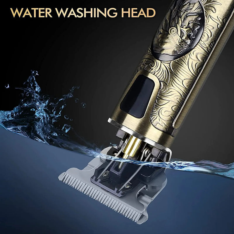 Small LCD Screen Display Professional Men Cordless Hair Clippers Beard Trimmer Cutting Machine Kit (US Logistics For USPS/DHL/Fedex/UPS. No designated logistics accepted，TK/TMEU only For self-pickup）