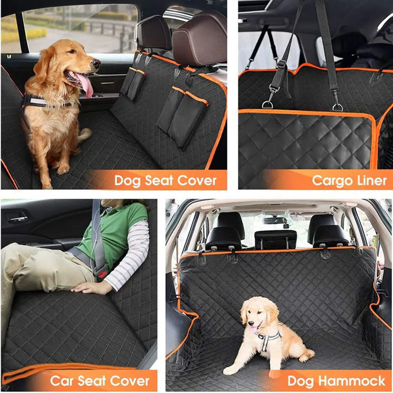 NEW Dog Pet Car Seat Cover Dog Safety Protector Mat Back Seat Hammock Waterproof UK