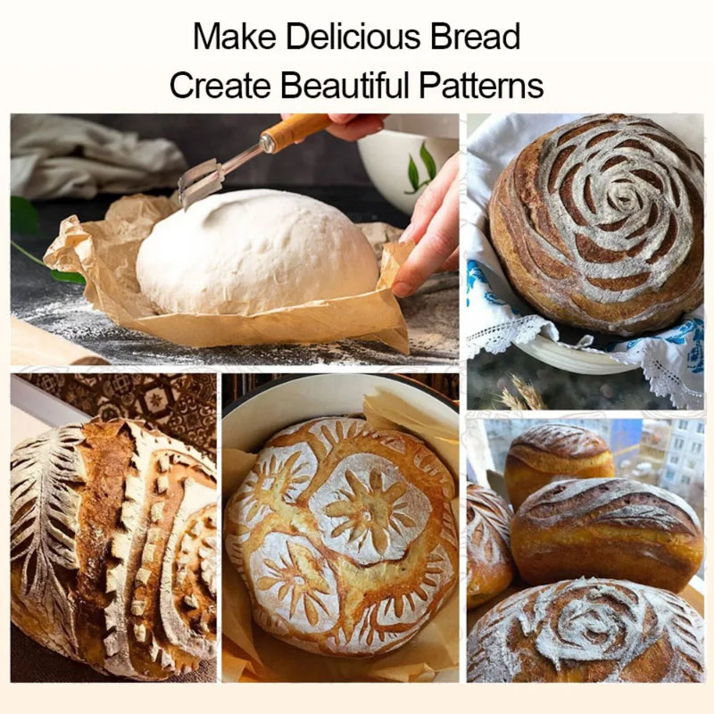 Bread Fermentation Basket, Sourdough Proofing Basket & Bread Baking Tool for Home Kitchen