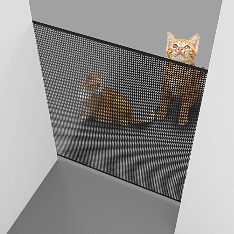 Retractable Pet Dog Gate Safety Guard Folding Baby Toddler Stair Gates Isolation
