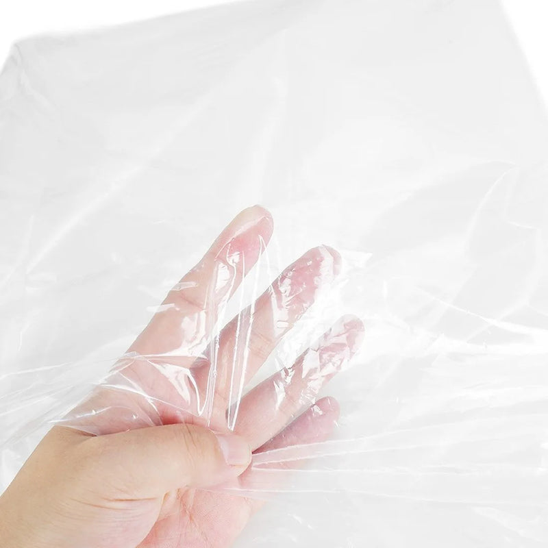 25M Heavy Duty Clear Polythene Sheet Roll Plastic Sheeting Greenhouse Cover