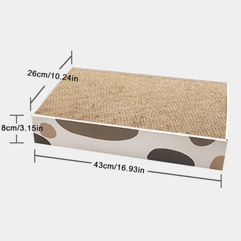 3Pcs Cat Box Scratcher Scratching Board Pad Heavy Duty Corrugated Cardboard