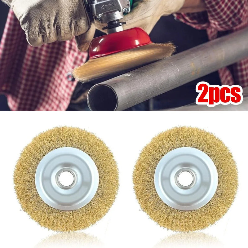 NEW 2Pc Replacement for Ryobi RAC814 Wire Brush Fits for RY18PCA-0, OPC1800, OPC1815 UK