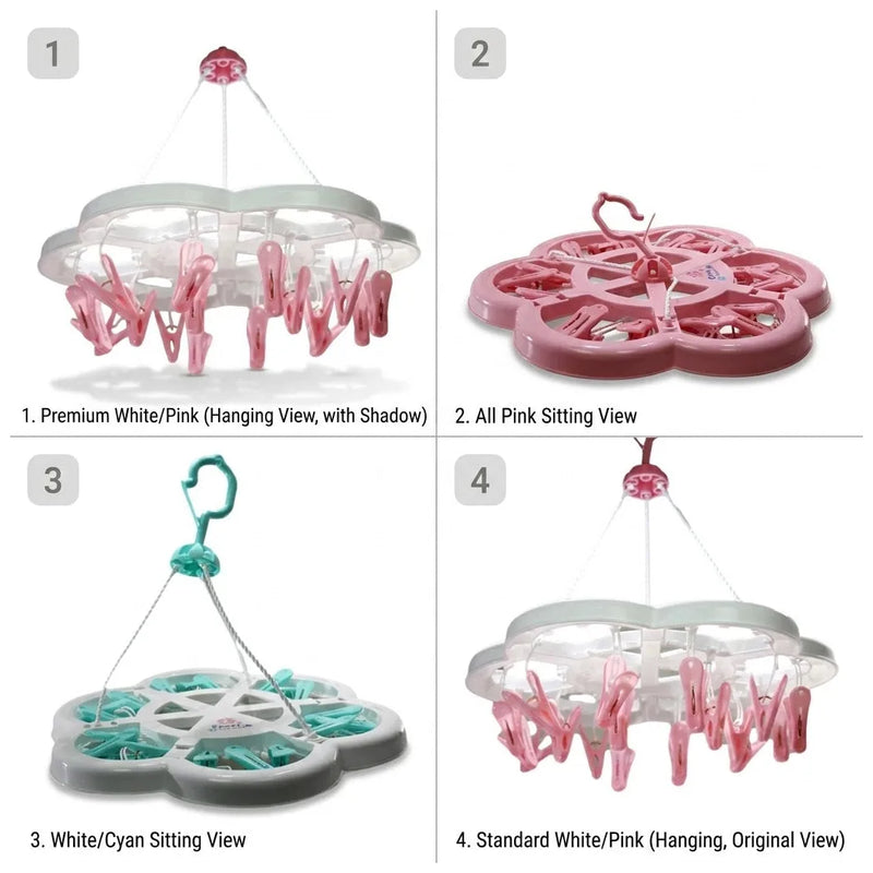 Clothes Peg Laundry Hanger Assorted Colours