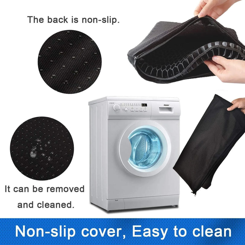 Honeycomb Breathable Gel Seat Cushion Cooling Double Thick Egg Sitting Pad Mat
