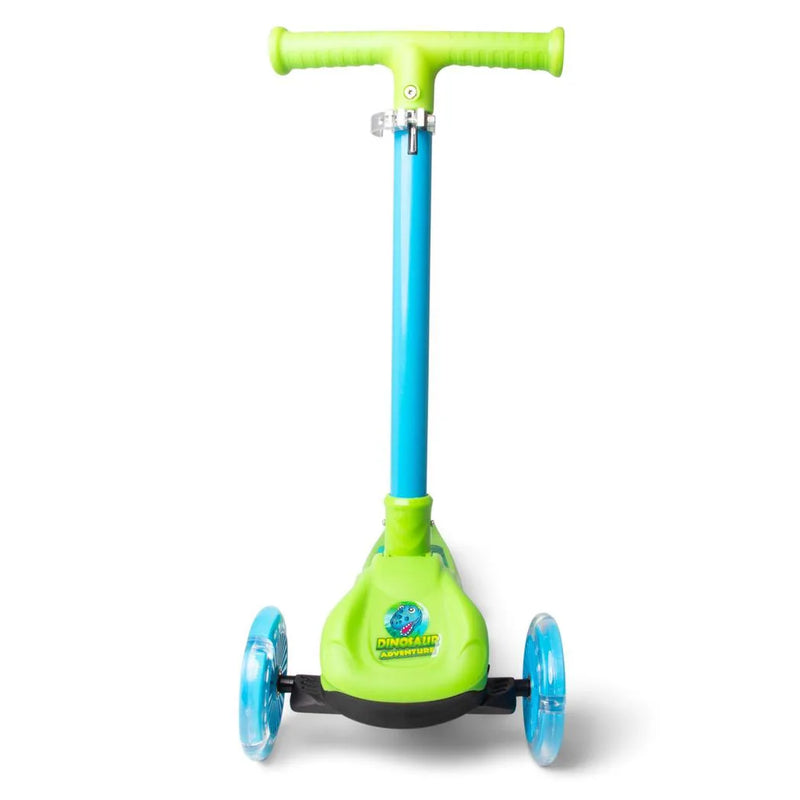 Dinosaur Trail Twister Scooter With Light Up Wheels - Green outdoor Game