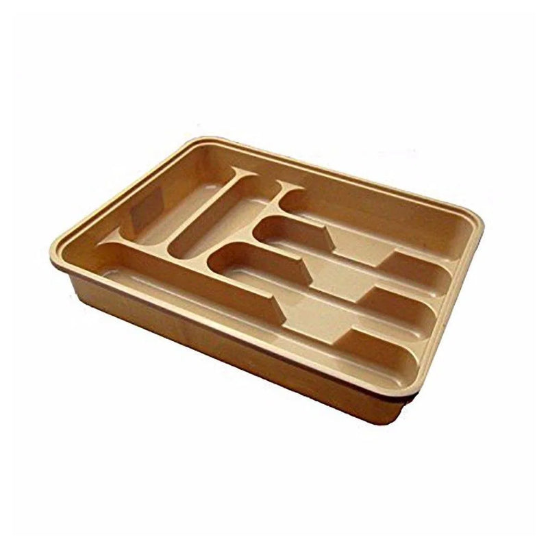 Plastic Cutlery Drawer Tray Holder Assorted Colours