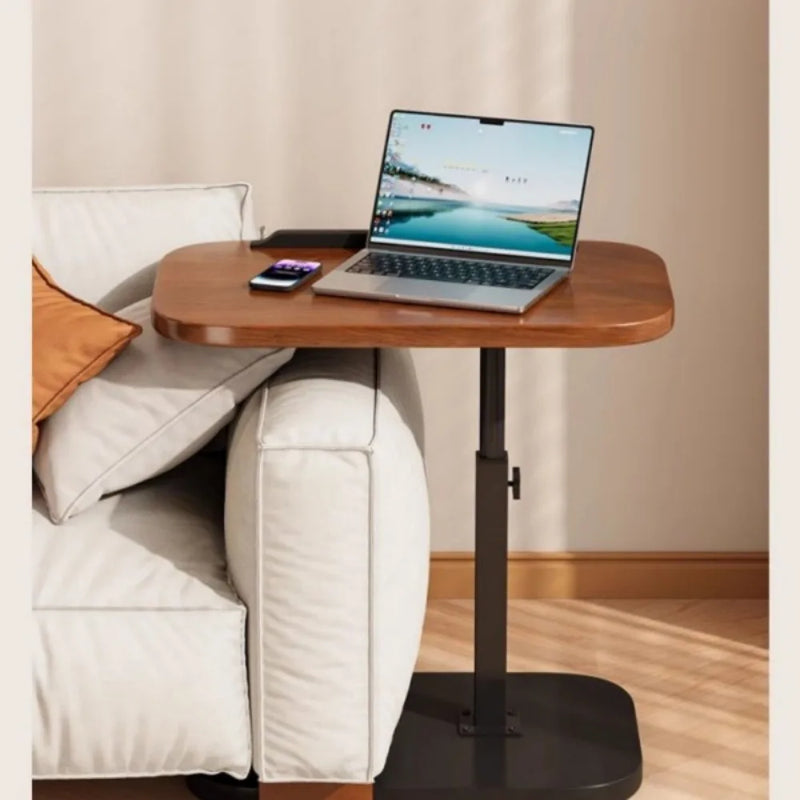 C-Shaped Adjustable Sofa Side End Table Coffee Laptop Table Living Room Bedroom