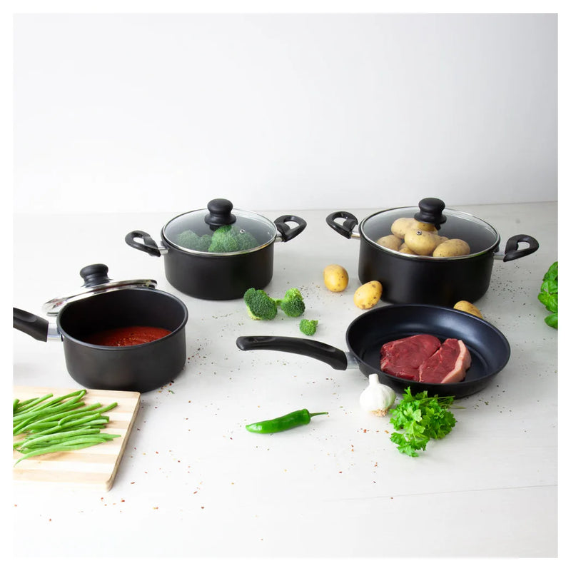 Sq Professional Carbon Steel Ultimate Cookware Pan Set Of 7
