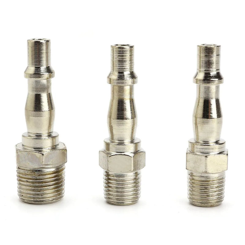 12Pcs 1/4" 3/8" BSP Air Line Hose Fittings Compressor Connector Quick Release UK