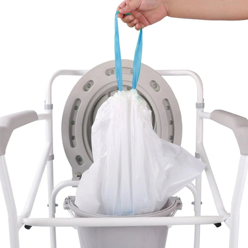 Pack of 160 Commode Liners with Absorbent Pad Odorless Disposable Bags Universal